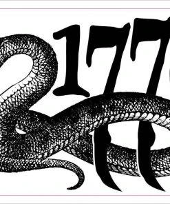 Bare Arms Gear 1776 Snake Sticker Stickers