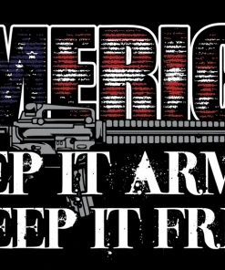 Bare Arms Gear America Keep It Armed Sticker