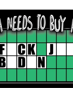 Bare Arms Gear America Wants To Buy A Vowel Sticker Stickers