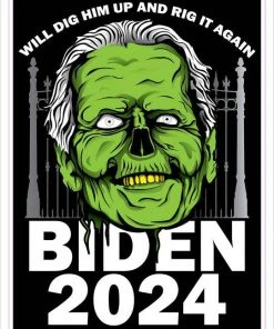 Bare Arms Gear Stickers Biden 2024 Sticker