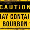 Bare Arms Gear Stickers Caution May Contain Bourbon Sticker