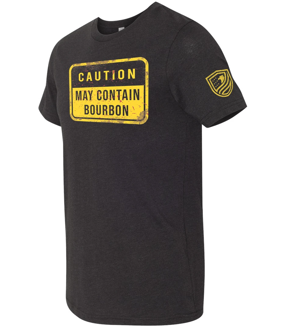 Bare Arms Gear Caution May Contain Bourbon BA Trading Mens Apparel 4 Bare Arms Gear Caution May Contain Bourbon BA Trading Mens Apparel