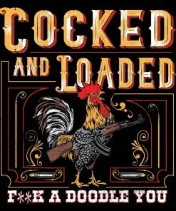 Bare Arms Gear Cocked And Loaded Stickers