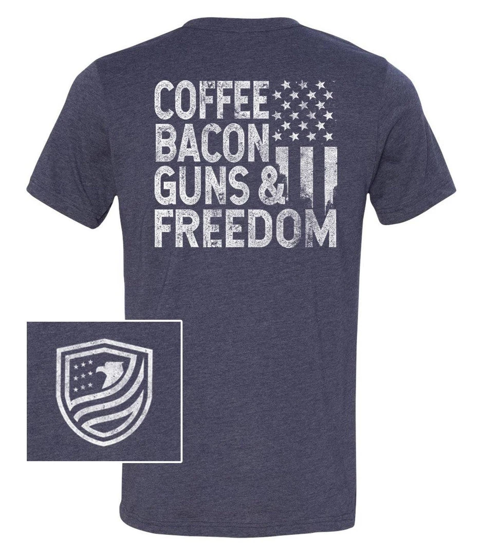 Bare Arms Gear Coffee, Bacon, Guns & Freedom BA Trading Mens Apparel 4 Bare Arms Gear Coffee, Bacon, Guns & Freedom BA Trading Mens Apparel