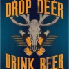 Bare Arms Gear Stickers Drop Deer Drink Beer
