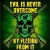 Bare Arms Gear Evil Is Never Overcome Sticker
