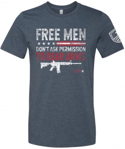 Bare Arms Gear Free Men Will Bear Arms BA Trading Mens Apparel