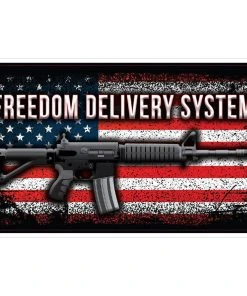 Bare Arms Gear Stickers Freedom Delivery System Sticker