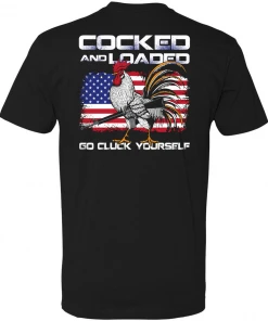 Bare Arms Gear Go Cluck Yourself T-Shirt BA Trading Mens Apparel