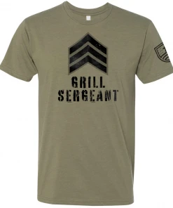 Bare Arms Gear BA Trading Mens Apparel Grill Sergeant T-Shirt