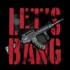Bare Arms Gear Let's Bang Sticker