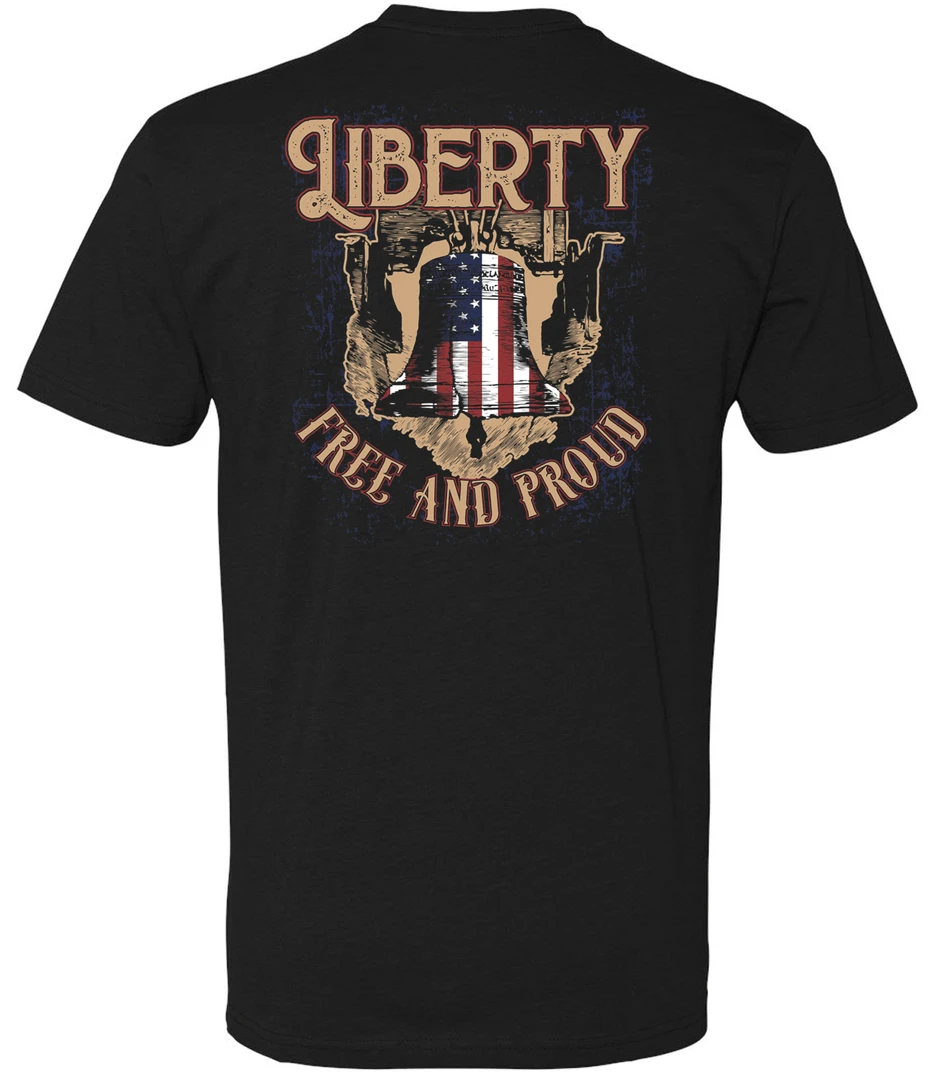 Bare Arms Gear BA Trading Mens Apparel Liberty Free Proud T-Shirt 3 Bare Arms Gear BA Trading Mens Apparel Liberty Free Proud T-Shirt