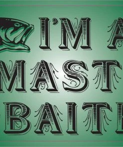 Bare Arms Gear Stickers Master Baiter