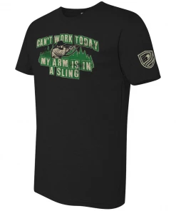 Bare Arms Gear BA Trading Mens Apparel My Arm Is In A Sling T-Shirt