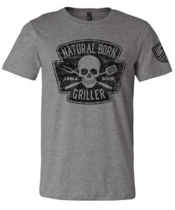 Bare Arms Gear BA Trading Mens Apparel Natural Born Griller