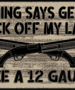 Bare Arms Gear Stickers Nothing Says Get The Fuck Off My Lawn