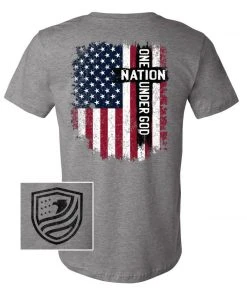 Bare Arms Gear BA Trading Mens Apparel One Nation Under God