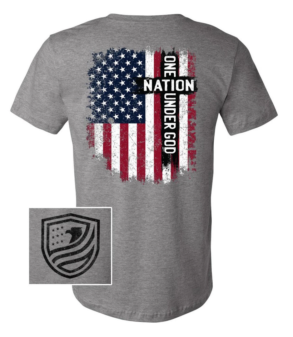 Bare Arms Gear BA Trading Mens Apparel One Nation Under God 3 Bare Arms Gear BA Trading Mens Apparel One Nation Under God