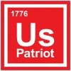Bare Arms Gear Stickers Periodic Patriot