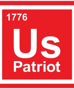 Bare Arms Gear Stickers Periodic Patriot
