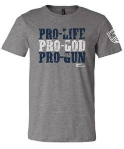 Bare Arms Gear BA Trading Mens Apparel Pro-Life, Pro-God, Pro-Gun