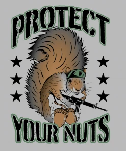Bare Arms Gear Protect Your Nuts Sticker