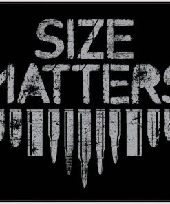 Bare Arms Gear Size Matters Ammo Sticker