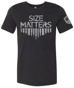 Bare Arms Gear BA Trading Mens Apparel Size Matters Ammo T-Shirt