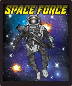 Bare Arms Gear Space Force Sticker