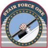 Bare Arms Gear Stair Force One Stickers