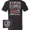 Bare Arms Gear BA Trading Mens Apparel Sticks & Stones