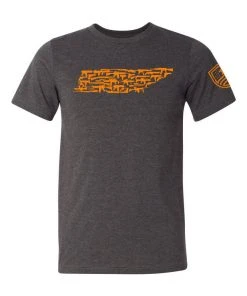 Bare Arms Gear BA Trading Mens Apparel Tennessee Gun State T-Shirt