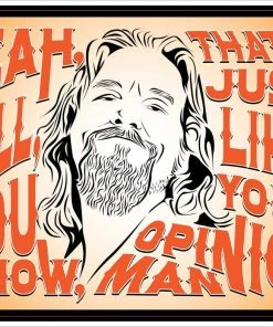 Bare Arms Gear The Dude Sticker Stickers