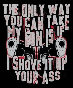 Bare Arms Gear The Only Way You Can Take My Gun Sticker Stickers