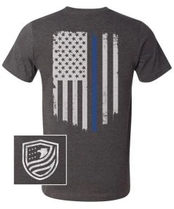 Bare Arms Gear BA Trading Mens Apparel Thin Blue Line