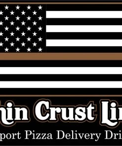 Bare Arms Gear Stickers Thin Crust Line