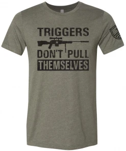 Bare Arms Gear BA Trading Mens Apparel Triggers Don't Pull Themselves