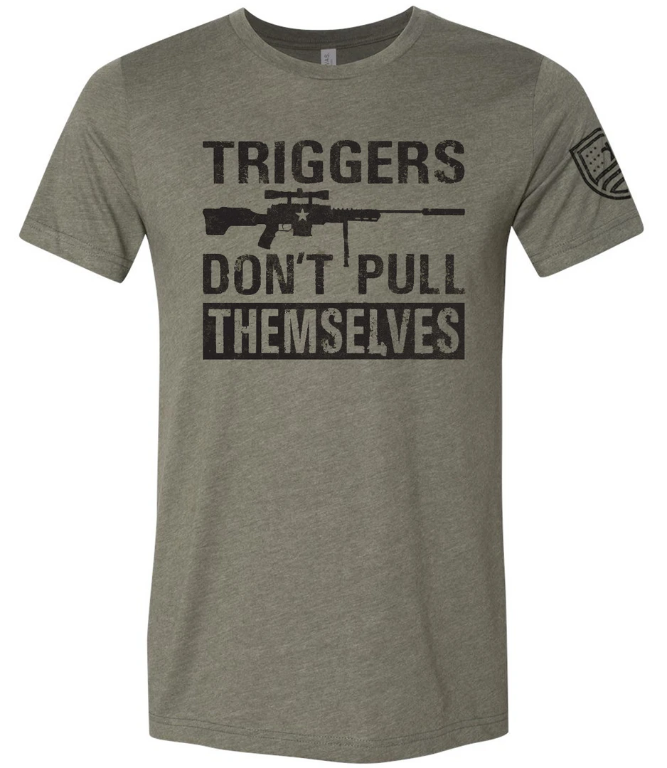 Bare Arms Gear BA Trading Mens Apparel Triggers Don't Pull Themselves 3 Bare Arms Gear BA Trading Mens Apparel Triggers Don't Pull Themselves