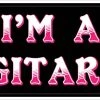 Bare Arms Gear I'm A Vagitarian Stickers