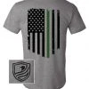 Bare Arms Gear BA Trading Mens Apparel Veteran Thin Green Line 2 Bare Arms Gear BA Trading Mens Apparel Veteran Thin Green Line