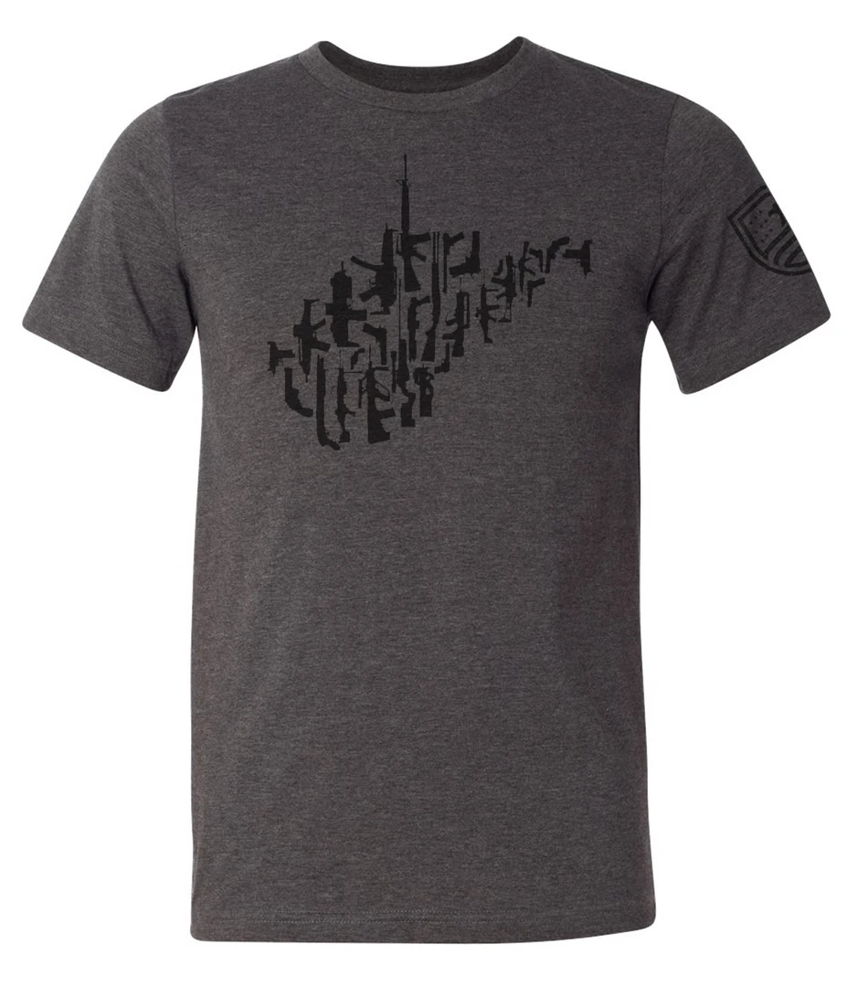 Bare Arms Gear BA Trading Mens Apparel WV Gun State T-Shirt 4 Bare Arms Gear BA Trading Mens Apparel WV Gun State T-Shirt