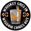 Bare Arms Gear Stickers Whiskey Goes In Sticker