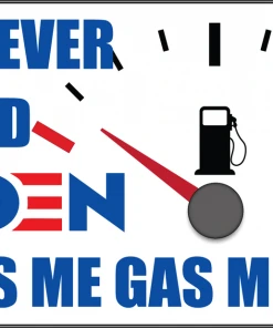 Bare Arms Gear Whoever Voted Biden Owes Me Gas Money Sticker