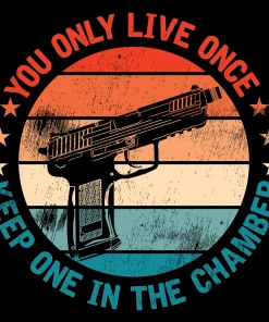 Bare Arms Gear You Only Live Once Sticker