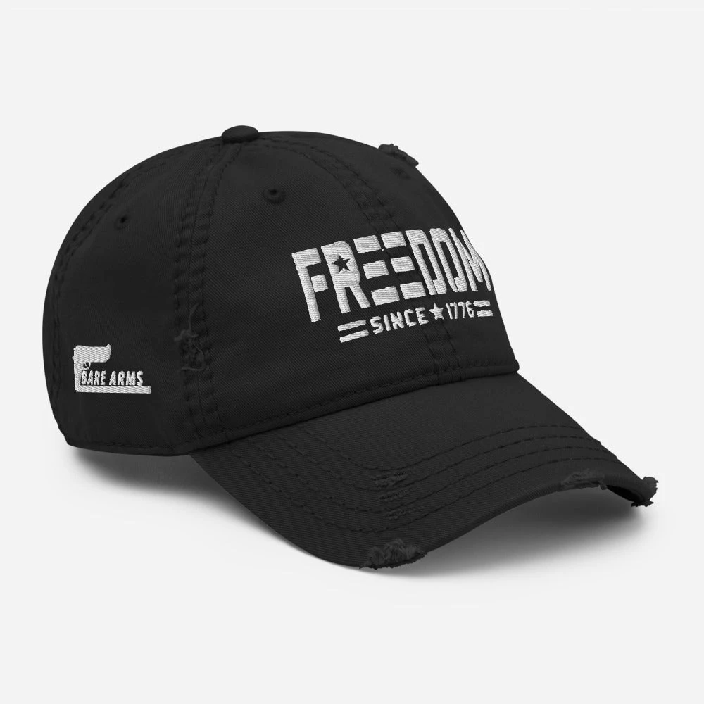 Bare Arms Gear Hats Freedom - Distressed Hat 3 Bare Arms Gear Hats Freedom - Distressed Hat