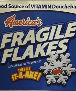 Bare Arms Gear Fragile Flakes Stickers