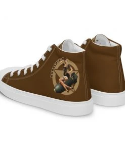 Bare Arms Gear Bombshells - Women’s High Top Canvas Shoes 12 Bare Arms Gear Bombshells - Women’s High Top Canvas Shoes