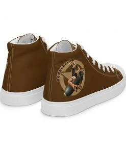 Bare Arms Gear Bombshells - Women’s High Top Canvas Shoes 15 Bare Arms Gear Bombshells - Women’s High Top Canvas Shoes